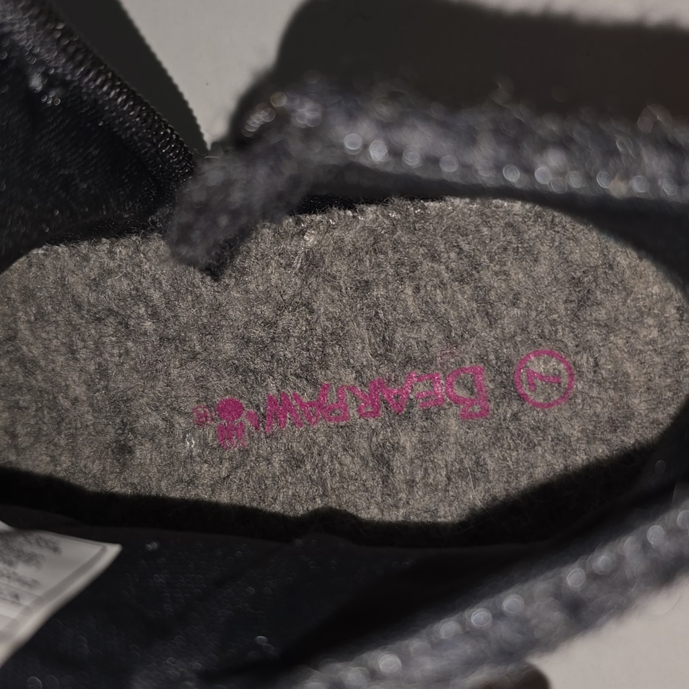 Bearpaw Solstice Women’s Size 7 Ankle Bootie WOOL Winter SIDE ZIP Gray - Picture 12 of 16